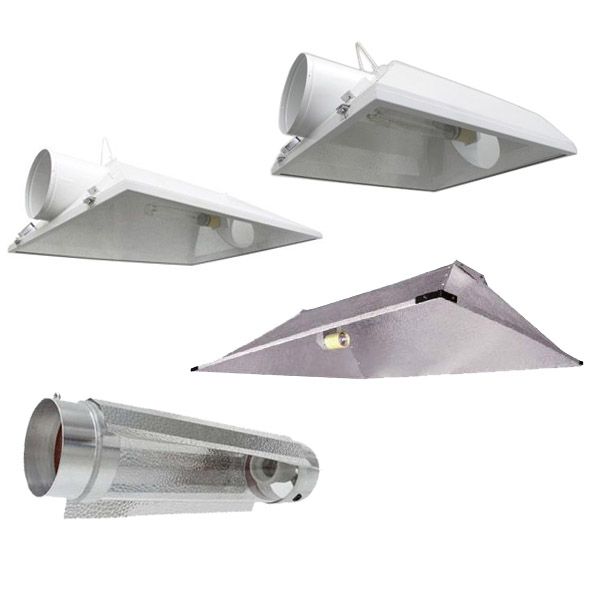 four white reflectors