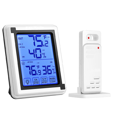 Drahtloses Hygrometer für den Innen- und Außenbereich – Thermohygrometer